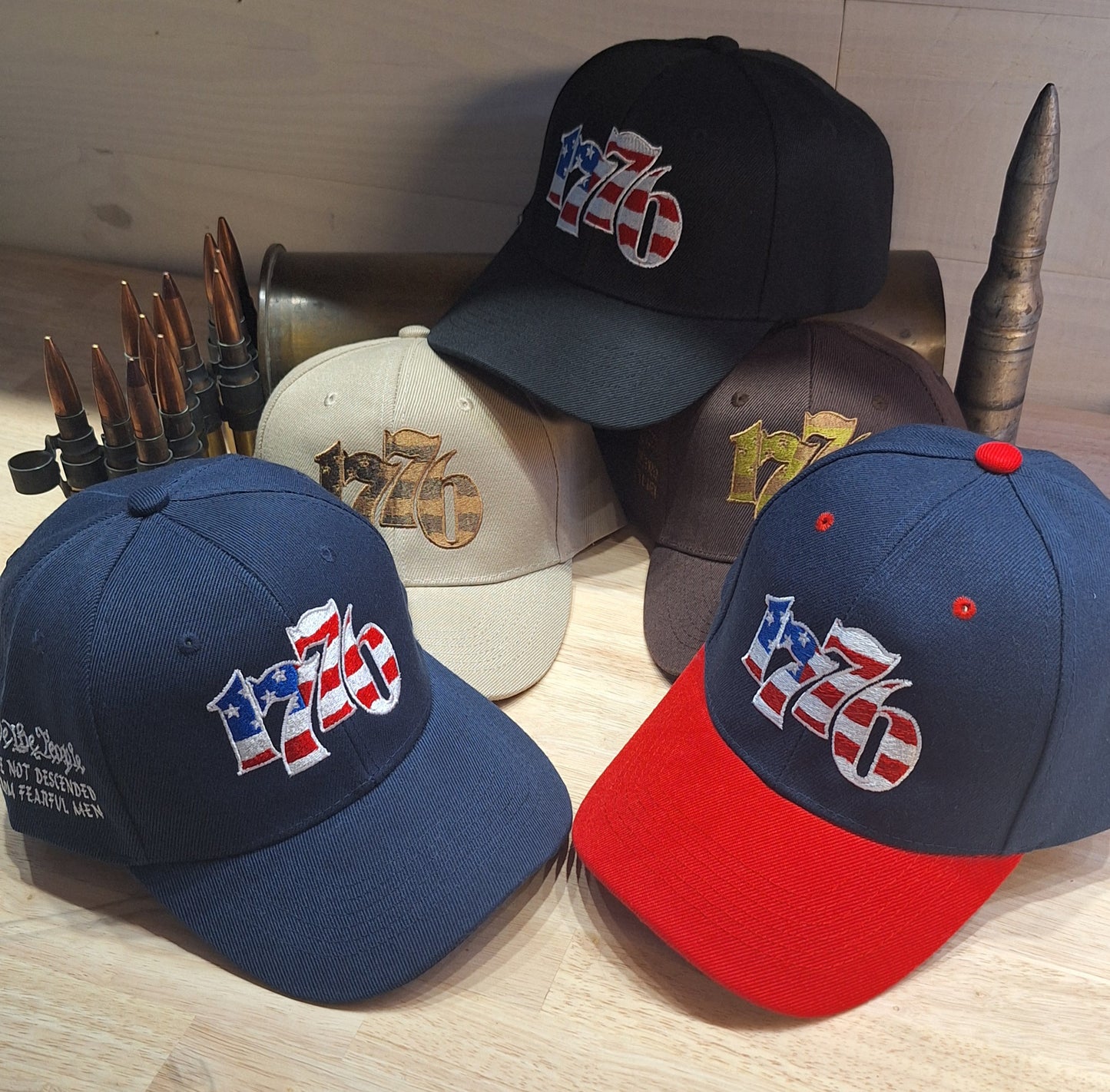 1776 We The People Embroidered Caps (Build Your Own)