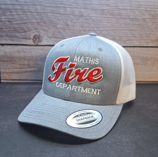 Additional product photo of custom embroidered fire department headwear