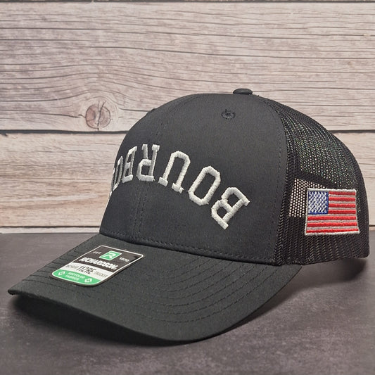Bourbon Outlaws, BOURBON Embroidered Cap with Customized Options