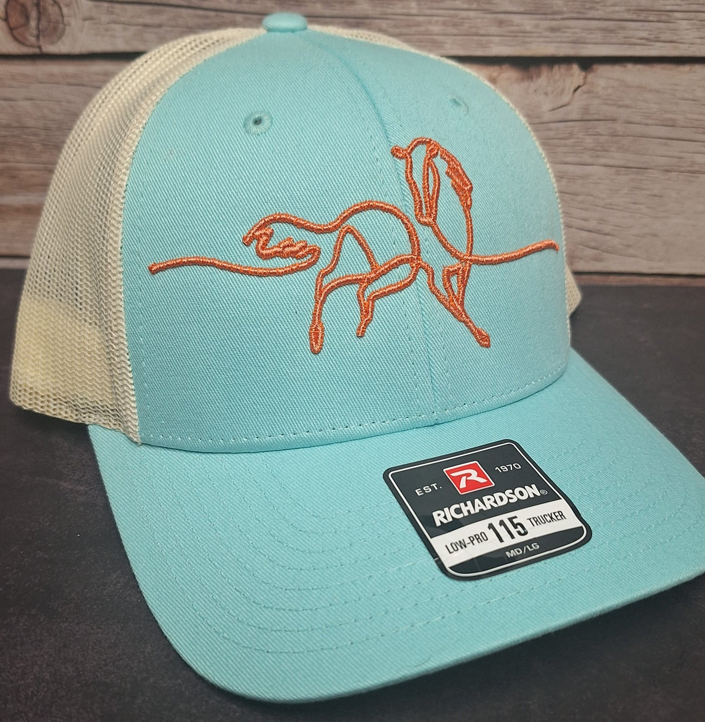 Horse 3-D Line Art Embroidered Caps (Build Your Own)