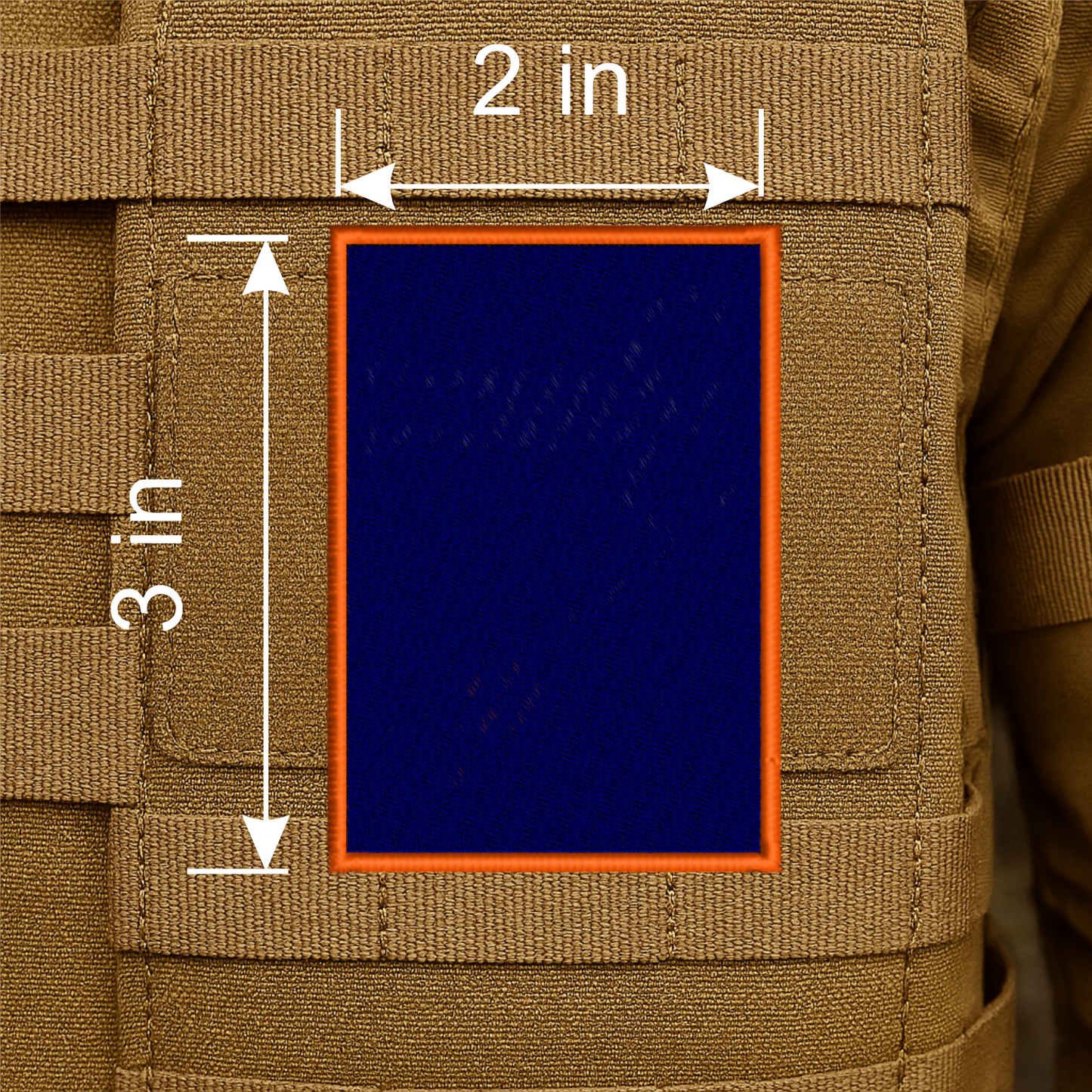 Custom Embroidered Morale Patch – Hook & Loop Backing