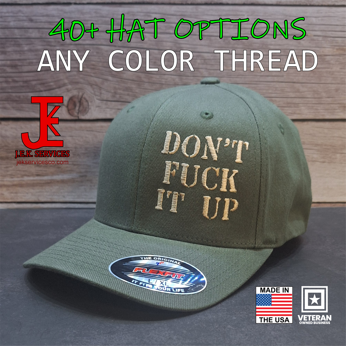 Don't F*ck It Up Embroidered Snapback & Flexfit Caps