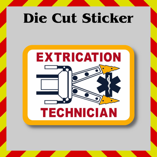 Extrication Technician Sticker – Jaws of Life Vehicle Rescue