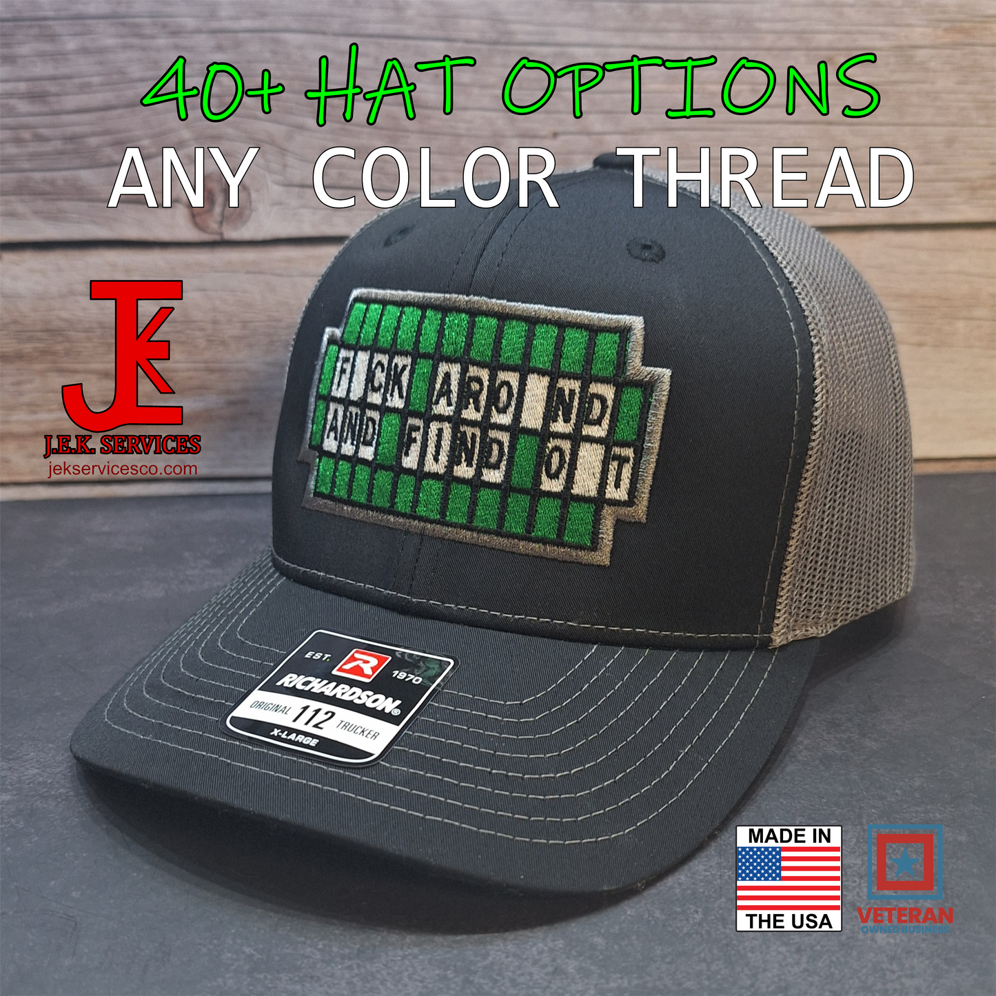 FAFO Wheel of Fortune Embroidered Snapback & Flexfit Caps