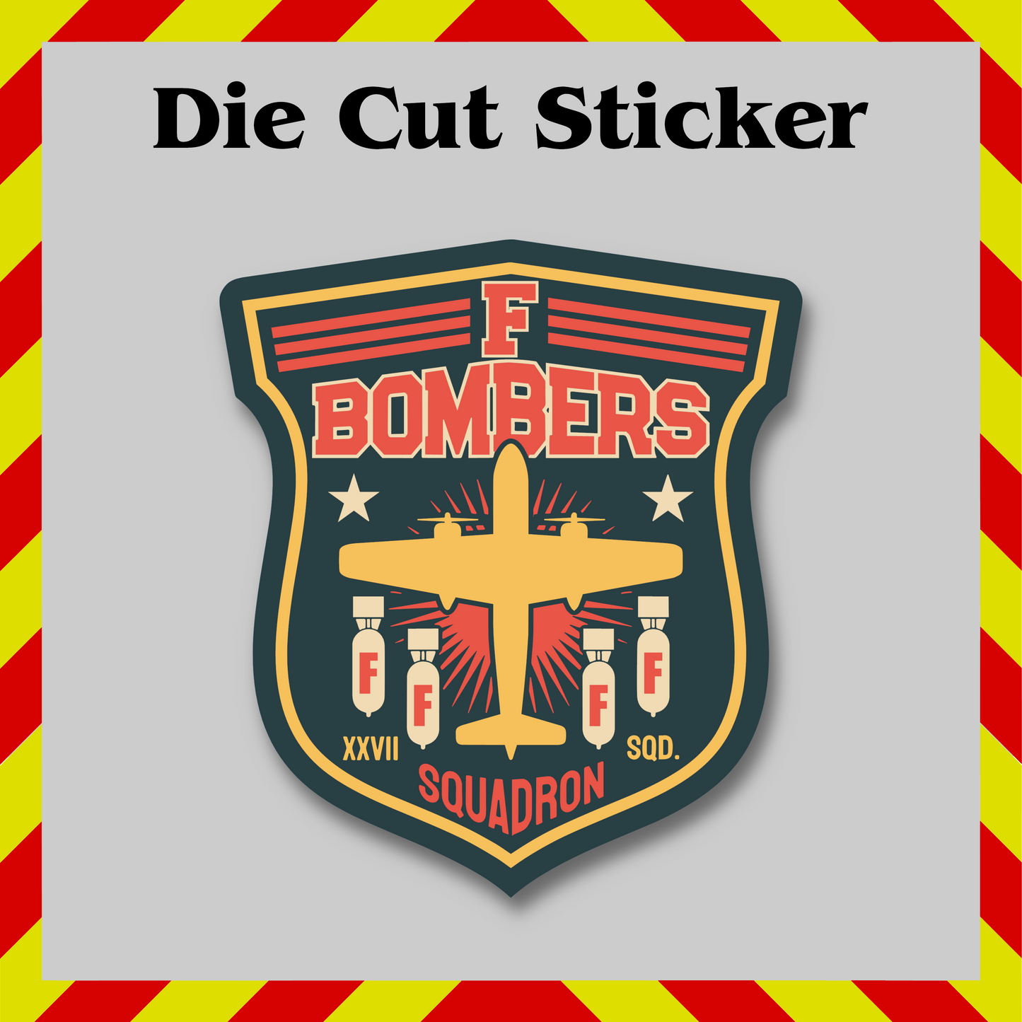 Dropping F Bombs Sticker – Funny Vinyl Decal, Sarcastic & Waterproof