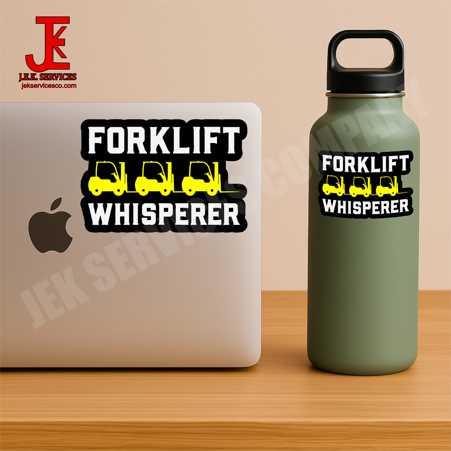 Forklift Whisperer Vinyl Sticker
