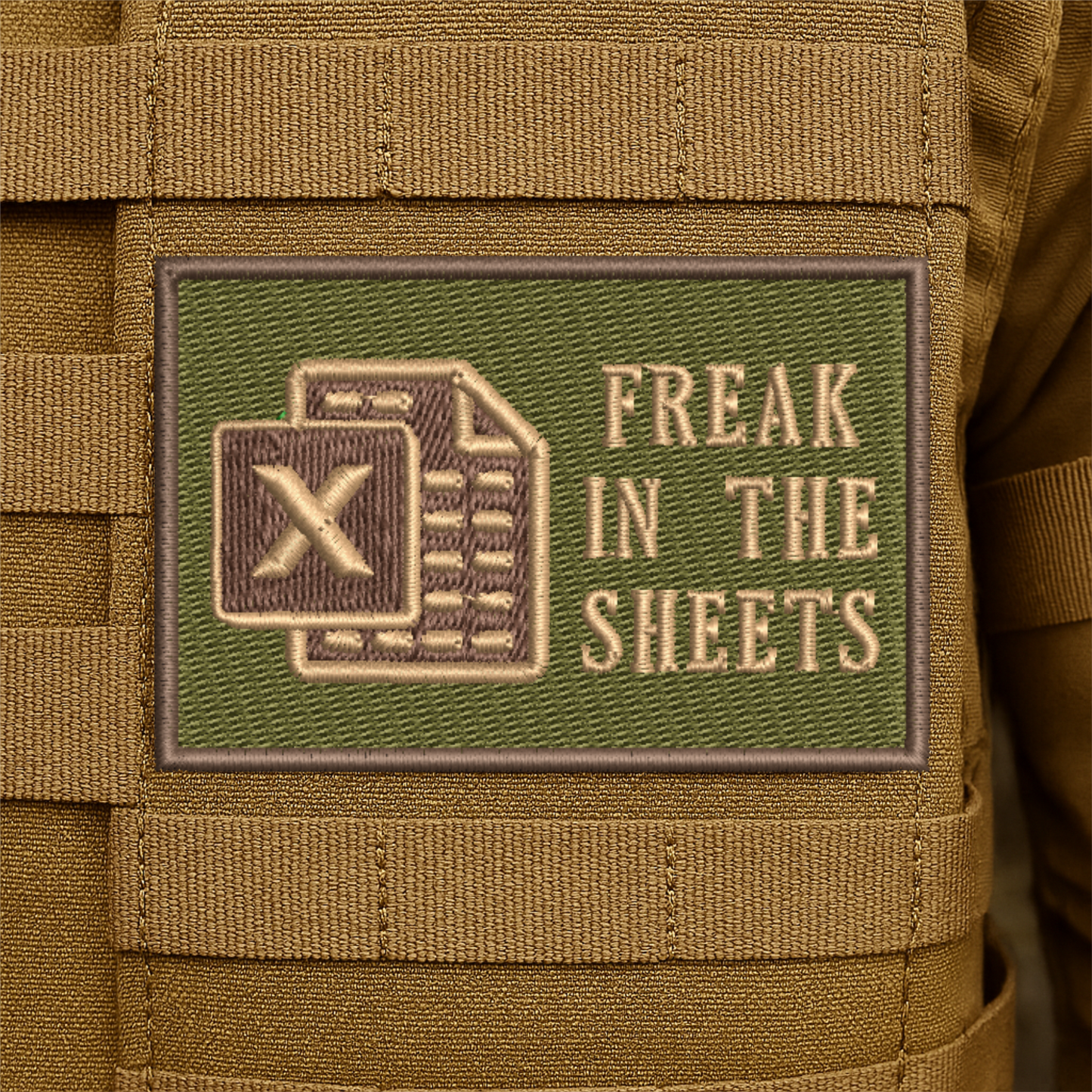 Freak In The Sheets Tactical Embroidered Morale Patch