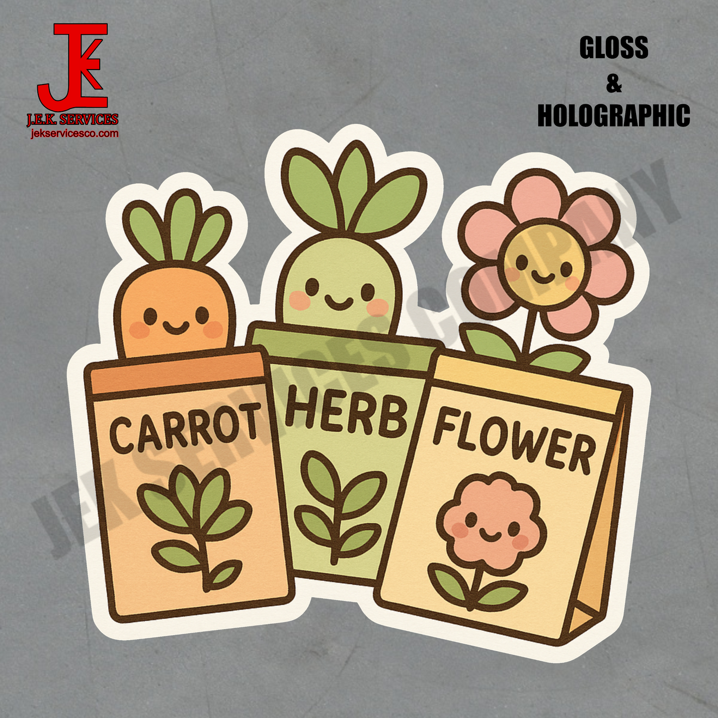 Grow A Garden Vinyl Sticker