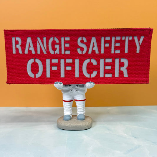 Range Safety Officer Patches & ID Plates – 2x3 Patch or 3x8 ID Panel – Tactical Gear Hook & Loop | Made in USA