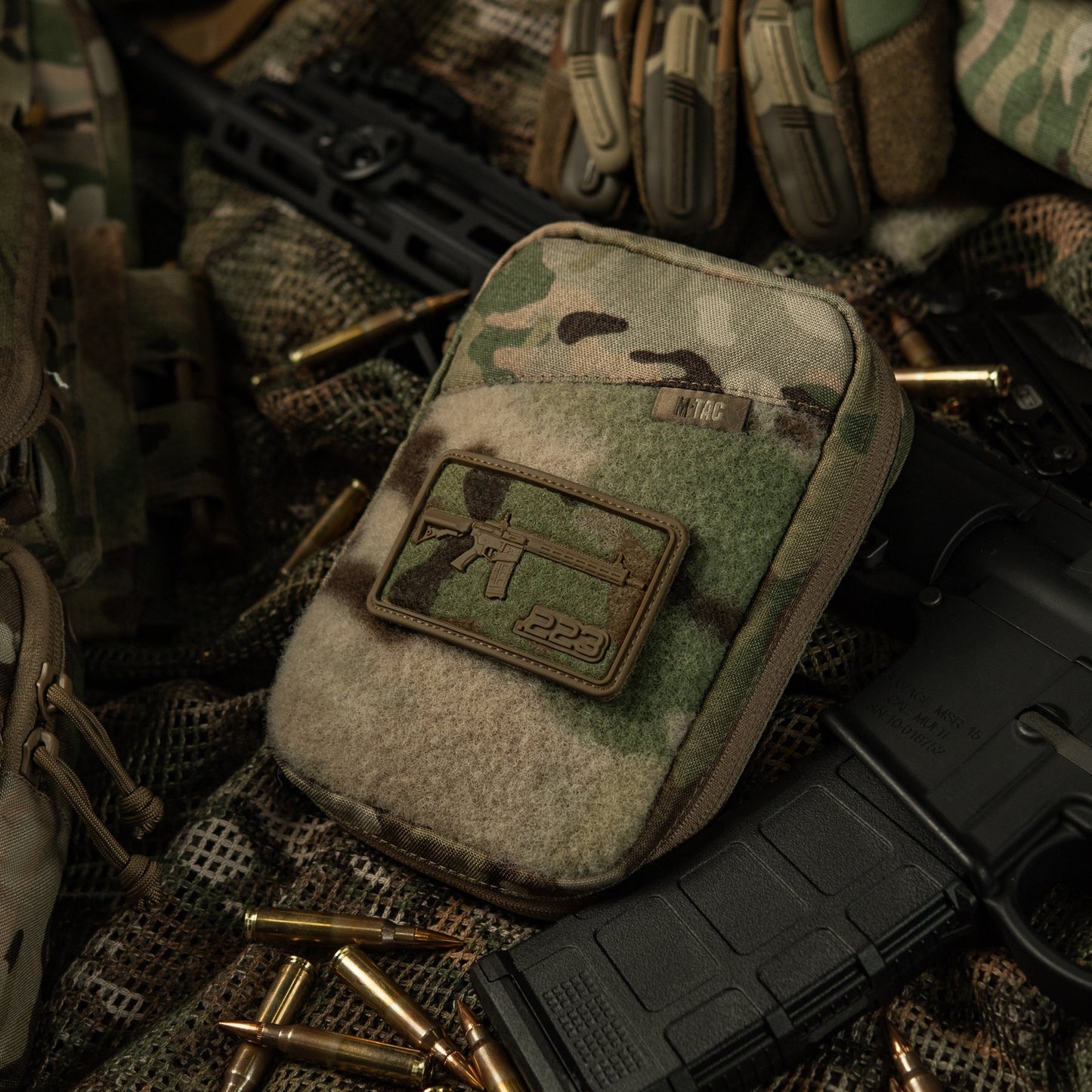 AR-15 223 PVC Morale Patch | M-Tac Tactical Patch