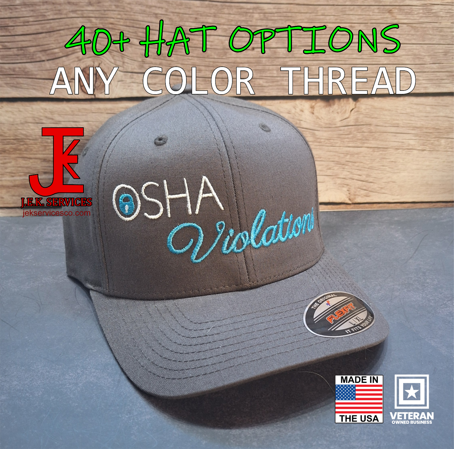 OSHA Violations Embroidered Snapback & Flexfit Caps