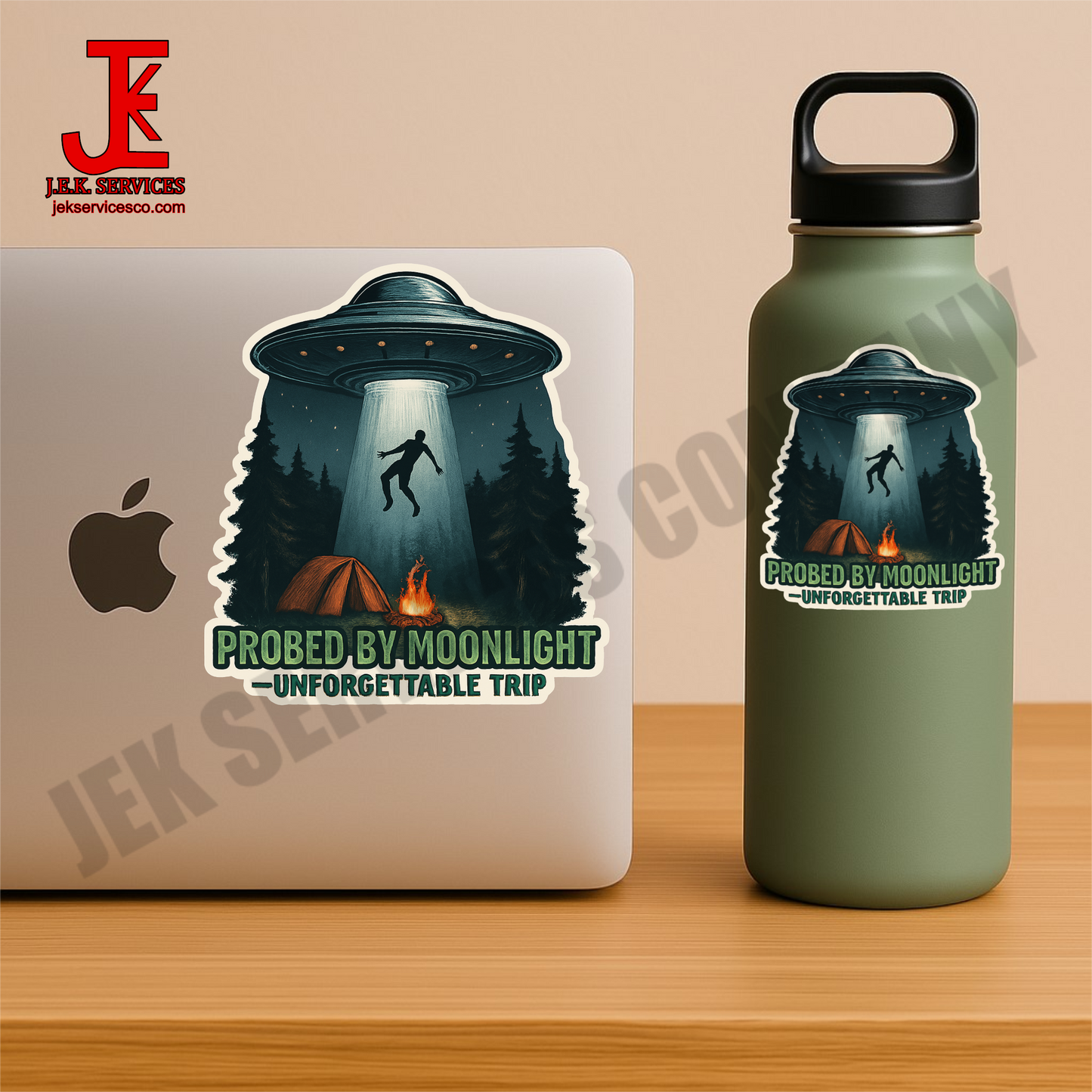 Probed By Moonlight Vinyl Sticker