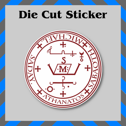 Saint Michael Archangel Sticker – Religious Vinyl Decal, Waterproof Catholic