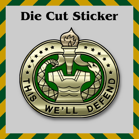 Army Drill Sergeant Badge Sticker – Military Vinyl Decal