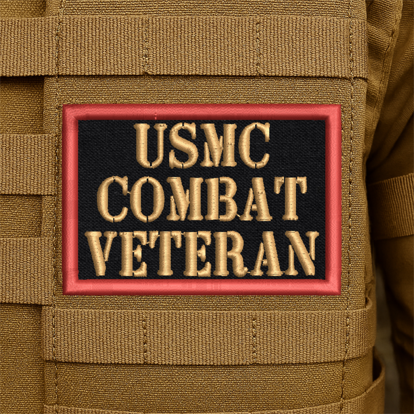USMC Veteran Embroidered Morale Patch