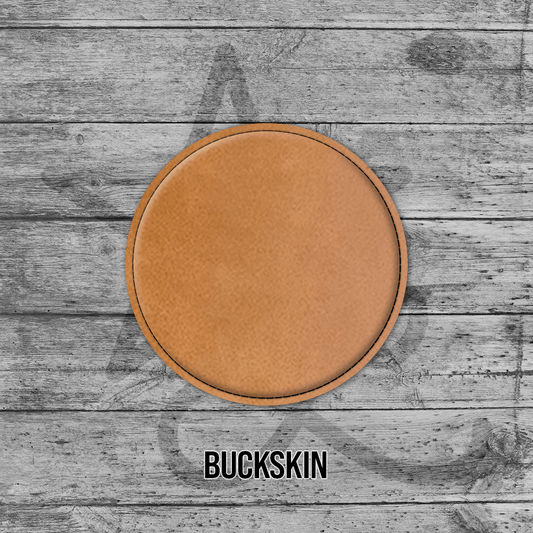 Coasters (6pk of 4" Circle): Heritage Collection Premium Leatherette®