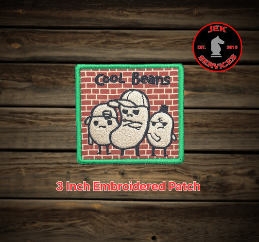 Cool Beans Embroidered/Printed Morale Patch