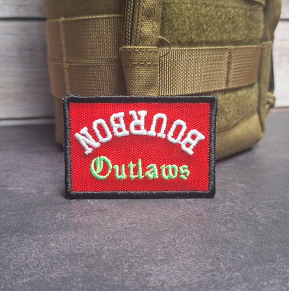 Bourbon Outlaws 2x3 Inch Embroidered Morale Patch