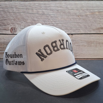 Bourbon Outlaws, BOURBON Embroidered Cap with Customized Options