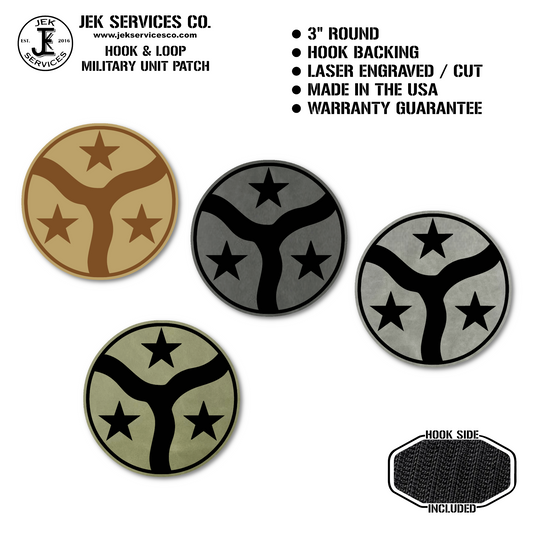 278th Armored Cavalry Regiment ACR Engraved Morale Patch – 3” Hook & Loop Tactical Patch | Made in USA