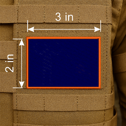 Custom Embroidered Morale Patch - 2" X 3" – Hook & Loop Backing