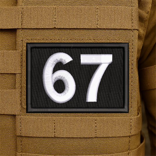 67 Funny Embroidered Morale Patch