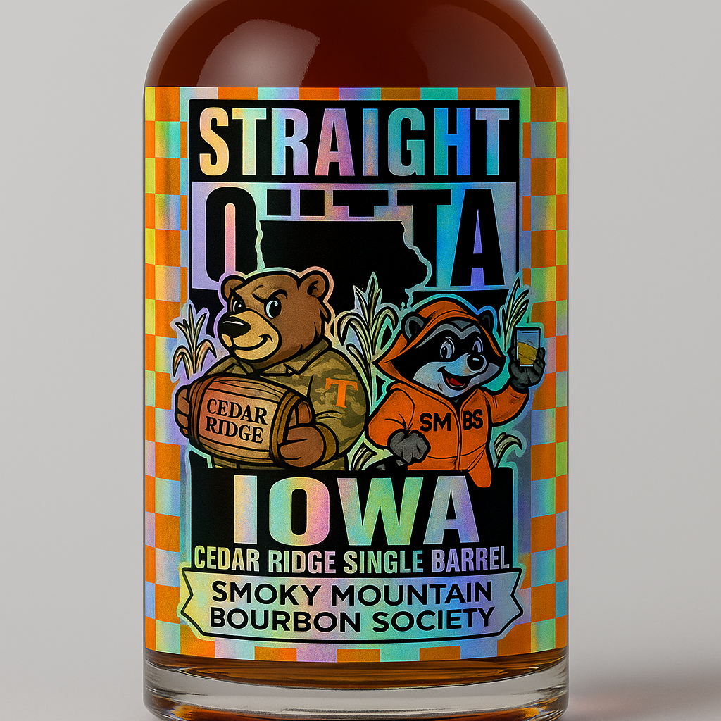 Custom Bourbon Bottle "Tater" Stickers