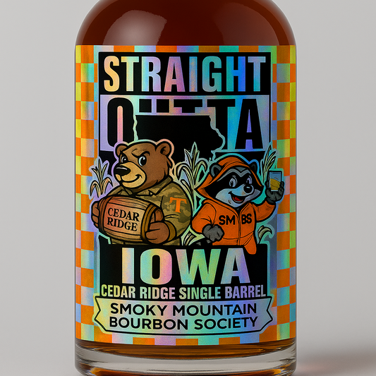 Custom Bourbon Bottle "Tater" Stickers