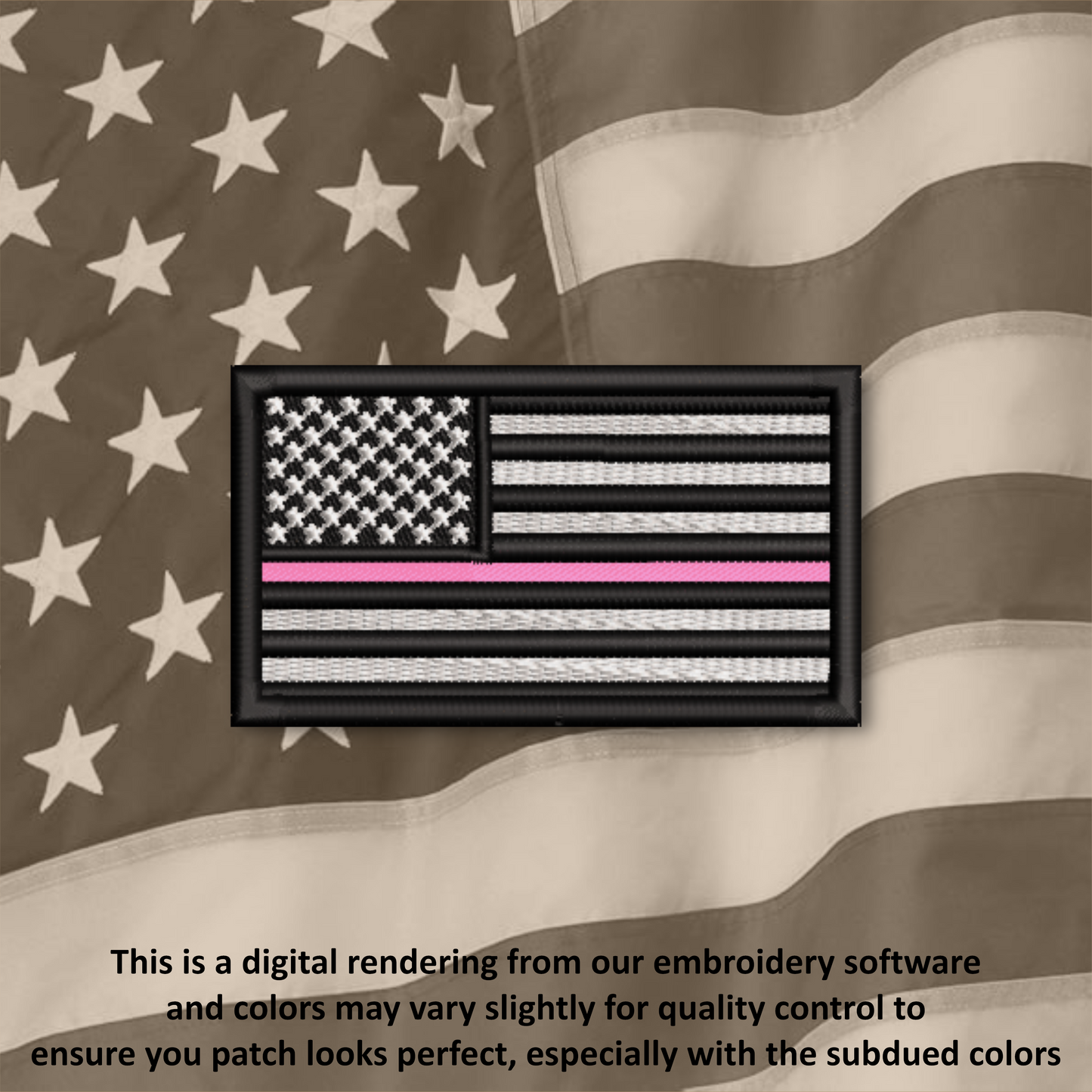 American Flag Iron-On Patch – Embroidered USA Flag Patch for Hats, Bags, Jackets & Gear | Multiple Colors & Sizes