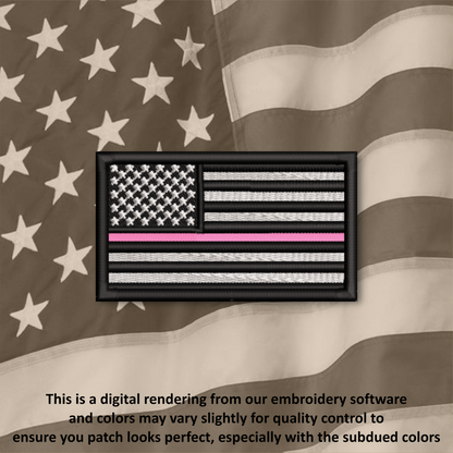 American Flag Iron-On Patch – Embroidered USA Flag Patch for Hats, Bags, Jackets & Gear | Multiple Colors & Sizes