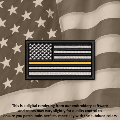 American Flag Iron-On Patch – Embroidered USA Flag Patch for Hats, Bags, Jackets & Gear | Multiple Colors & Sizes
