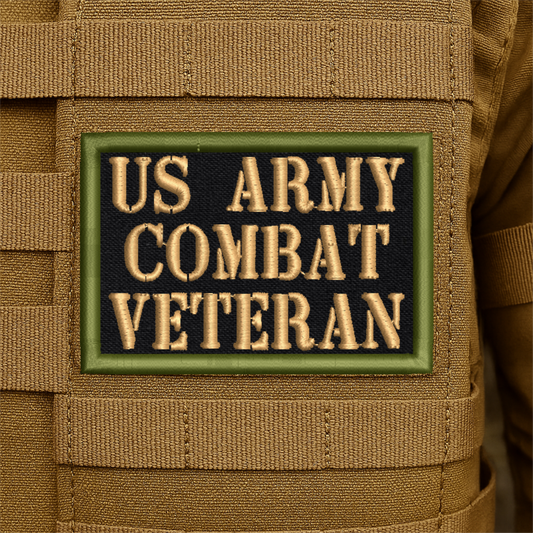 US Army Veteran Embroidered Morale Patch