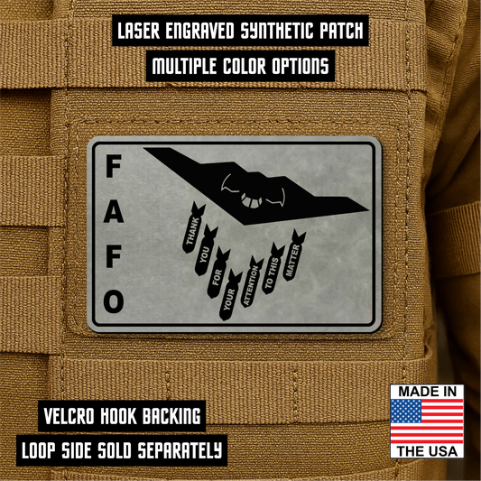 Thank You For Your Attention To This Matter B2 Morale Patch 2"x3" Hook & Loop | Made in USA