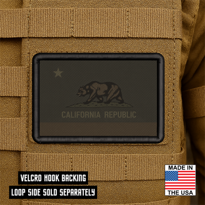 California State Flag Patch 2"x3" Hook & Loop | Made in USA
