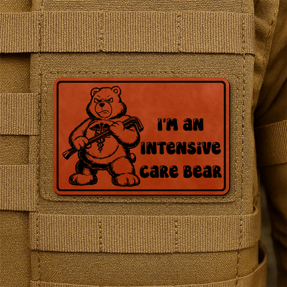 Intensive Care Bear Morale Patch 2"x3" Hook & Loop | Made in USA