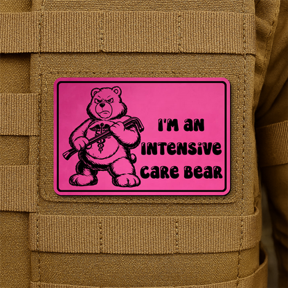 Intensive Care Bear Morale Patch 2"x3" Hook & Loop | Made in USA
