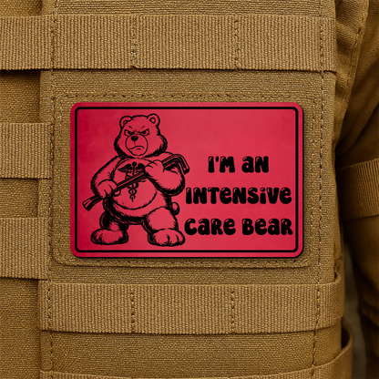 Intensive Care Bear Morale Patch 2"x3" Hook & Loop | Made in USA