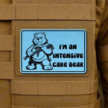 Intensive Care Bear Morale Patch 2"x3" Hook & Loop | Made in USA