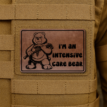 Intensive Care Bear Morale Patch 2"x3" Hook & Loop | Made in USA