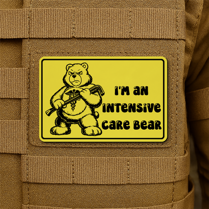 Intensive Care Bear Morale Patch 2"x3" Hook & Loop | Made in USA
