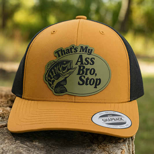 Custom Leather Patch Hat – Personalized Logo Hat / Branded Company Cap for Businesses, Teams & Events