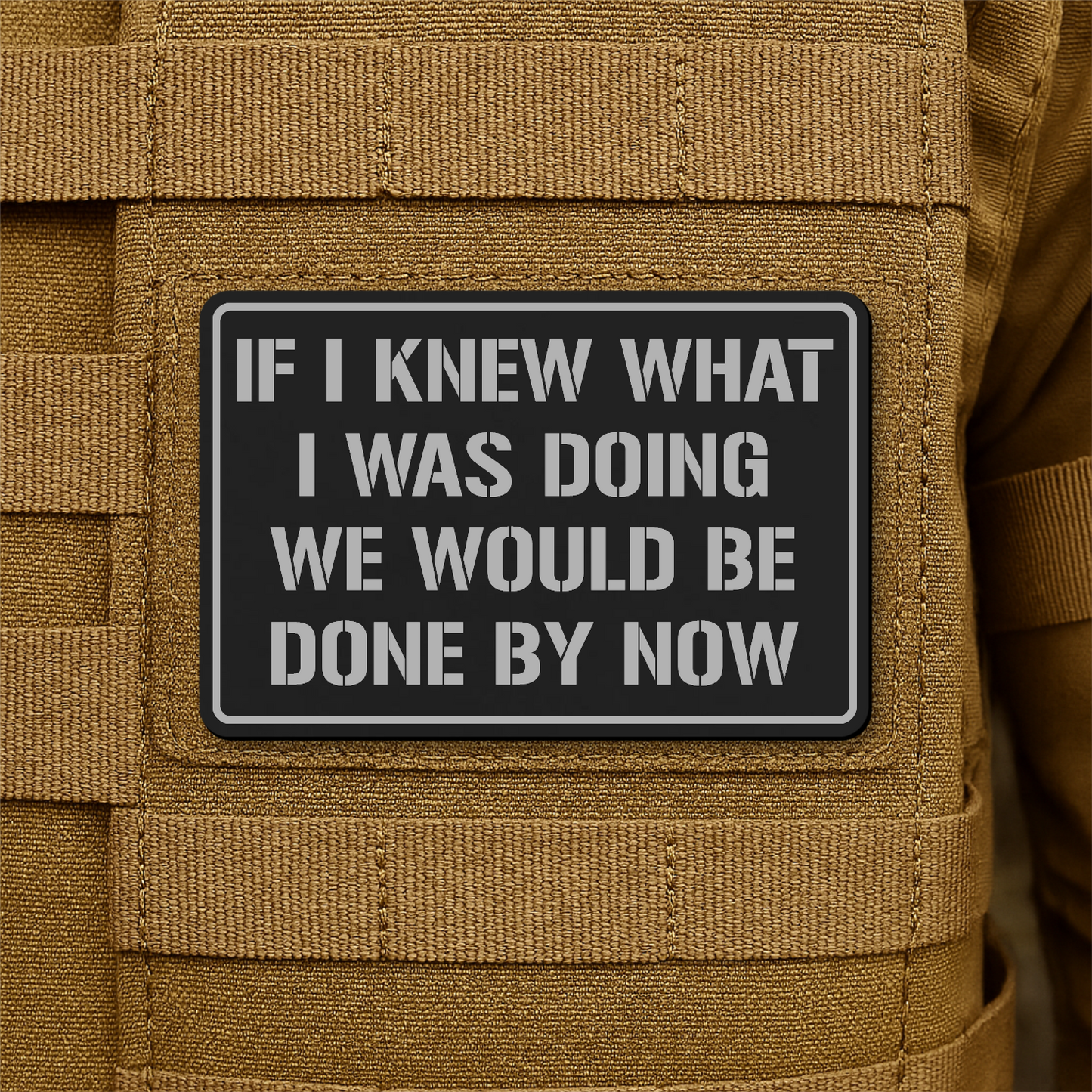 I Don't Know What I'm Doing Morale Patch 2"x3" Hook & Loop | Made in USA