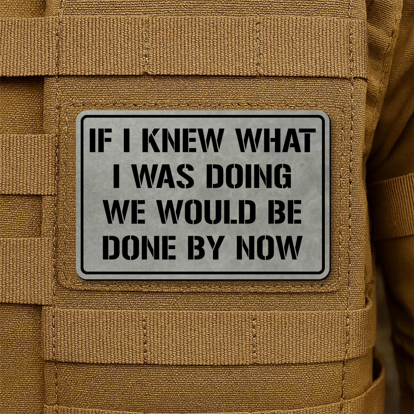 I Don't Know What I'm Doing Morale Patch 2"x3" Hook & Loop | Made in USA