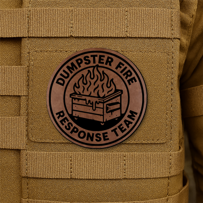 Dumpster Fire Response Team Morale Patch 3" Round Hook & Loop | Made in USA