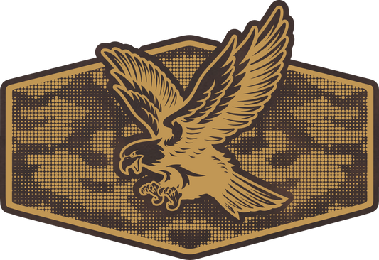 American Bald Eagle Leather Hat Patch – SVG & LightBurn (lbrn2) Engraving File for Laser Cutting & Engraving