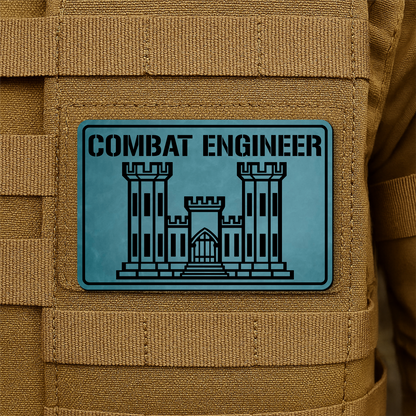 Combat Engineer Morale Patch 2"x3" Hook & Loop | Made in USA