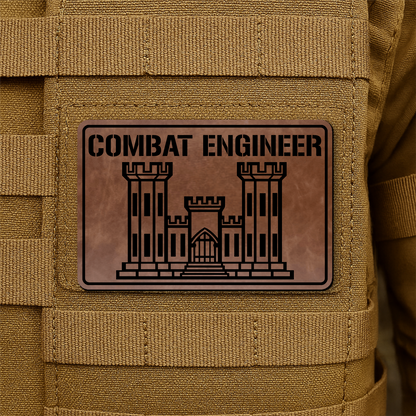Combat Engineer Morale Patch 2"x3" Hook & Loop | Made in USA