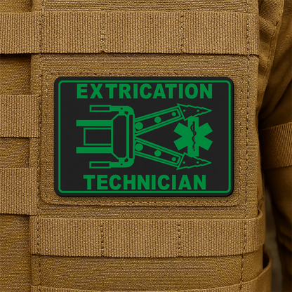 Vehicle Extrication Technician - Jaws of Life Patch – 2” x 3” Hook & Loop | Made in USA