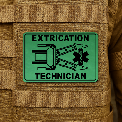 Vehicle Extrication Technician - Jaws of Life Patch – 2” x 3” Hook & Loop | Made in USA