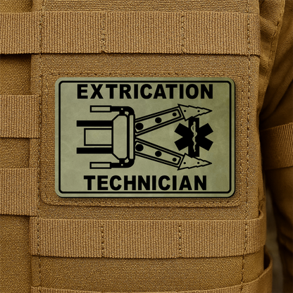 Vehicle Extrication Technician - Jaws of Life Patch – 2” x 3” Hook & Loop | Made in USA